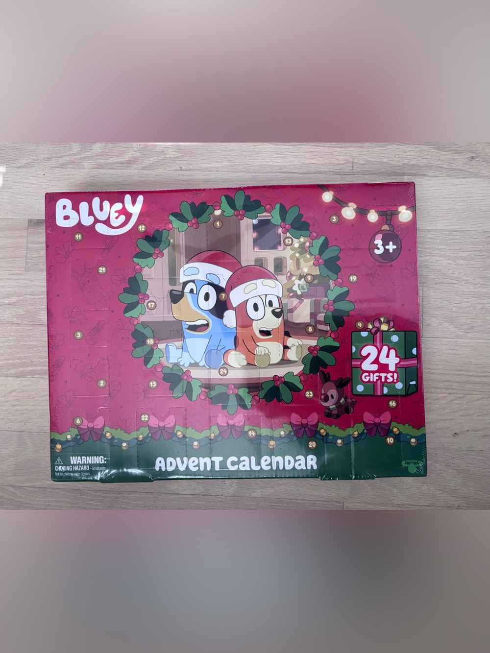 Bluey Advent Calendar with 24 Gifts - brand new and sealed